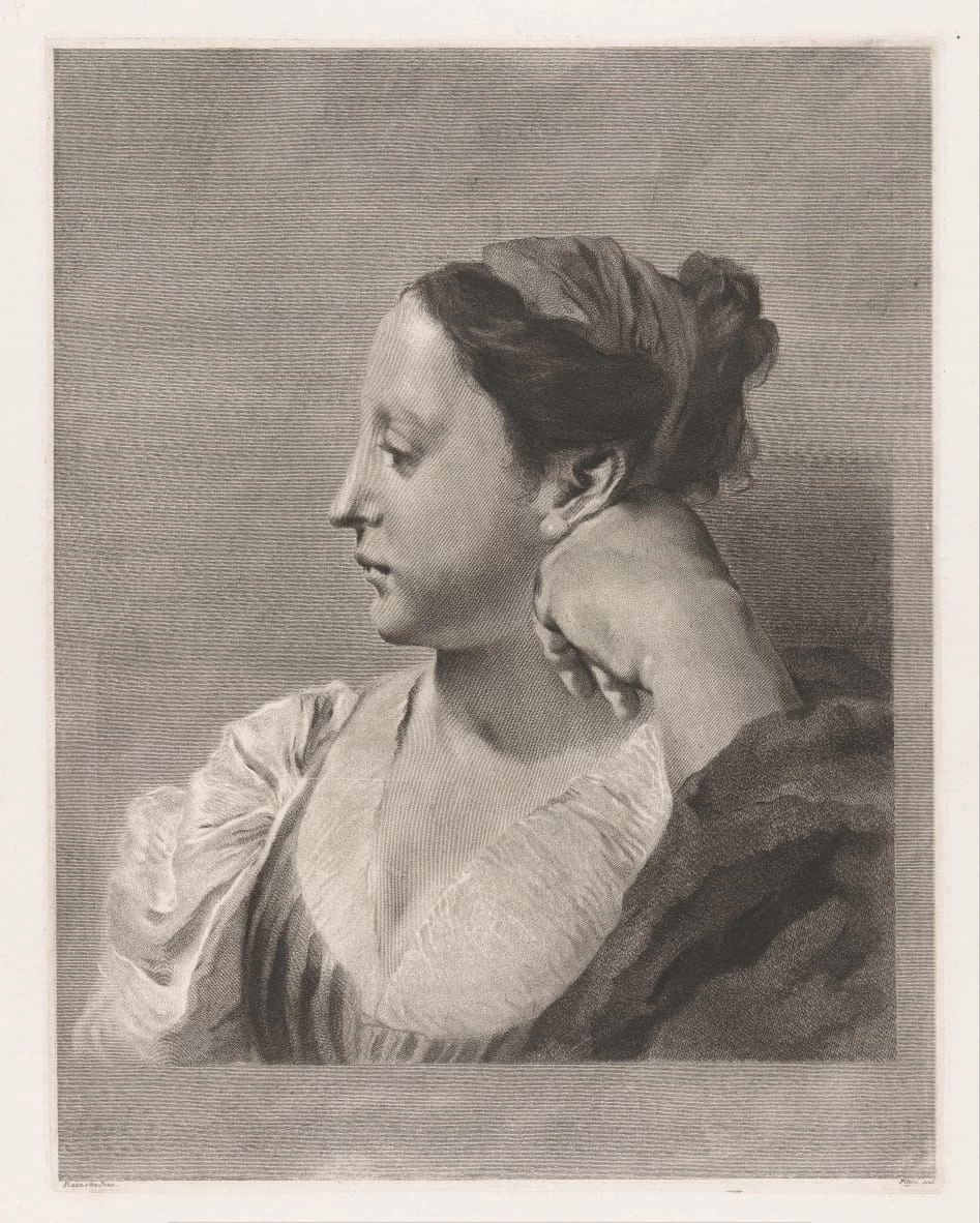 Giovan Battista Piazzetta - Ritratto di giovane donna, Rijks Museum, Amsterdam